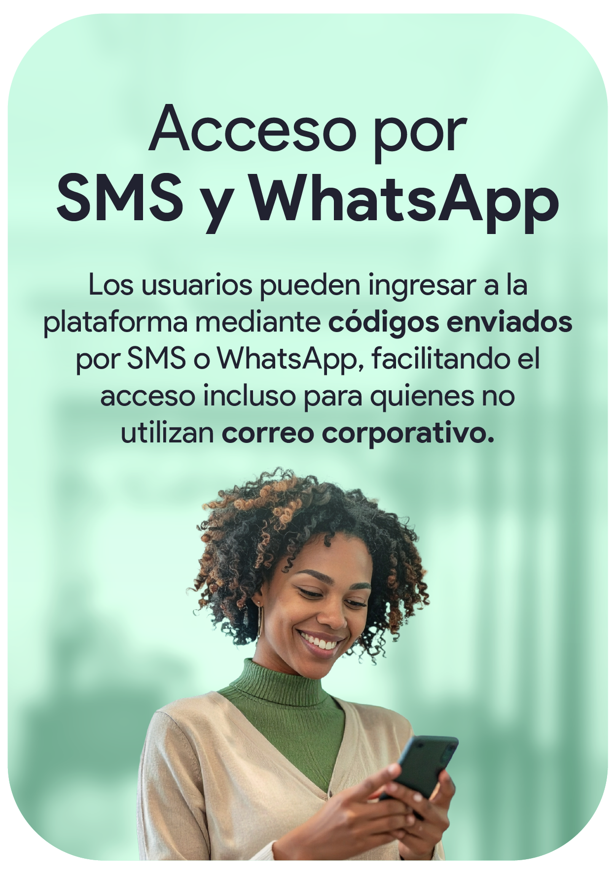 1 Acceso por SMS y WhatsApp